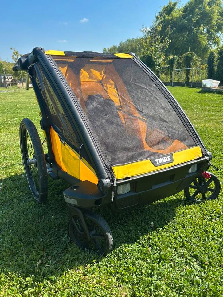 Thule Chariot 2 Sport, Fietsen en Brommers, Fietsaccessoires | Aanhangwagens en Karren, Ophalen