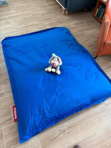 Pouf bleu FATBOY Original 180 x 140 cm, Maison & Meubles, Sièges-poires, Enlèvement, Comme neuf, Bleu, Pouf