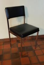Vintage stoel, Huis en Inrichting, Stoelen, Gebruikt, Metaal, Eén, Zwart