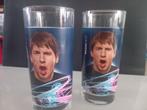 2 verres boisson soda Lionel Messi Pepsi Football Barcelona, Enlèvement ou Envoi, Comme neuf, Verre à soda