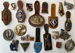 Badges breloques français et belges 21 pièces, Collections, Objets militaires | Général, Enlèvement ou Envoi