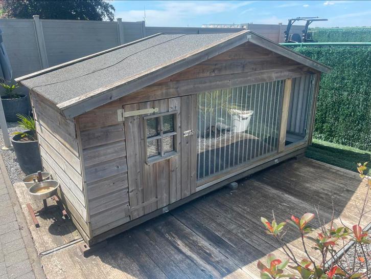 Honden hok, Tuin en Terras, Tuinhuizen, Zo goed als nieuw, Ophalen