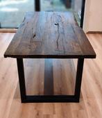Massief houten boomstam  eettafel 220x100x75, Huis en Inrichting, Ophalen, Gebruikt, 100 tot 150 cm, Eikenhout