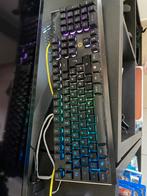 Gaming keyboard clavier, Informatique & Logiciels, Claviers, Comme neuf, Clavier gamer, Filaire, Autres dispositions