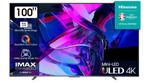 Hisense 100U7KQ 100" | Grote 4K Ultra HD Mini LED Smart TV |, Audio, Tv en Foto, Televisies, LED, 120 Hz, Zo goed als nieuw, 100 cm of meer