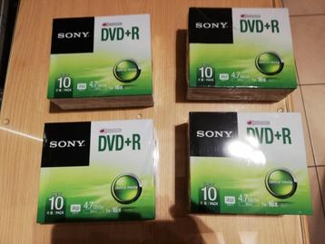 DVD -R et CD-R enregistrables et boitiers pour DVD/ CD vides