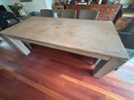 Massieve houten tafel met vincent sheppard stoelen, Ophalen, Gebruikt