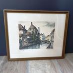 Originele ets genummerd en gesigneerd Roger Hebbelinck, Antiek en Kunst, Kunst | Etsen en Gravures, Ophalen of Verzenden