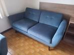Zetels 2,5 zit en 2 zit. Kleur: petrol blauw, Huis en Inrichting, Zetels | Zetels, Ophalen, Gebruikt, Overige maten, Rechte bank