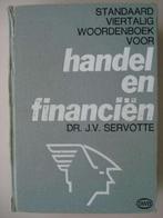 2. Standaard viertalig woordenboek voor handel en financiën, Livres, Dictionnaires, Dr. J.V. Servotte, Utilisé, Allemand, Autres éditeurs