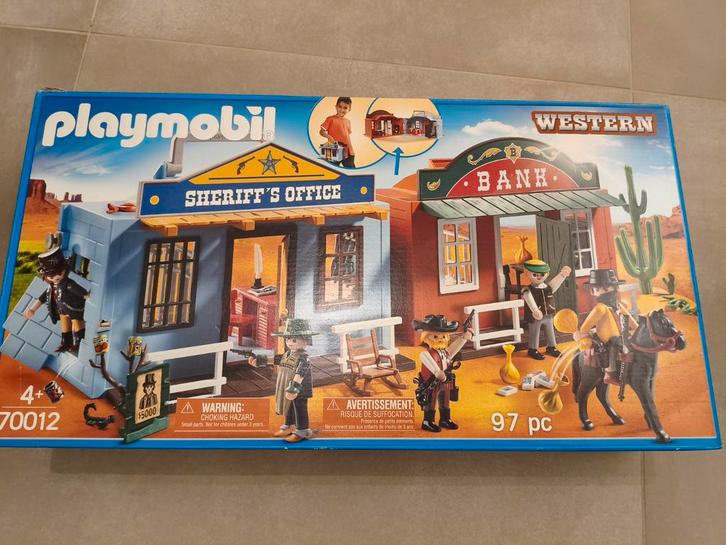 Western meeneemset 70012, Kinderen en Baby's, Speelgoed | Playmobil, Zo goed als nieuw, Ophalen of Verzenden