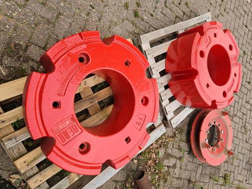 Fendt Wielgewichten 1000kg en 300 kg inkl. montageplaten, Zakelijke goederen, Landbouw | Werktuigen, Overige typen
