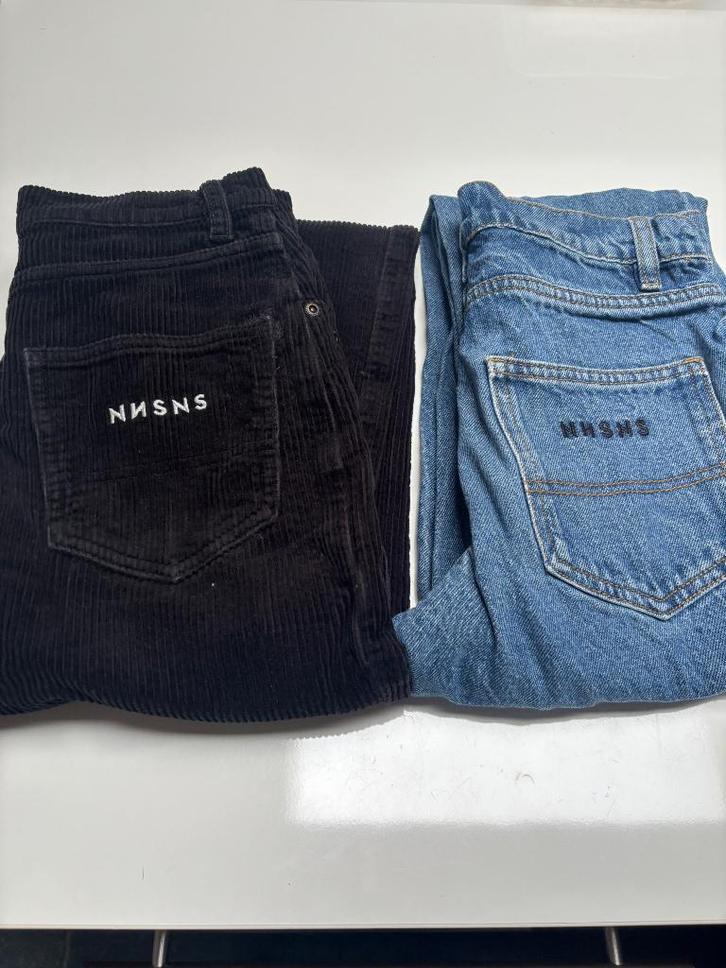 4 baggybroeken NNSNS en Reell 24/30, Vêtements | Hommes, Jeans, Porté, Enlèvement