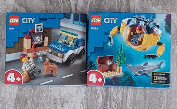 2 Lego City neufs dans boîtes scellées 