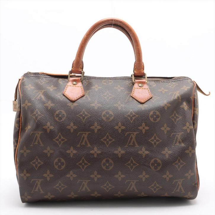 Louis Vuitton Speedy 30 handtas, Handtassen en Accessoires, Tassen | Damestassen, Gebruikt, Handtas, Bruin, Verzenden