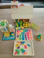 Vintage: Fisher Price Play Family School + Draaimolen, Kinderen en Baby's, Speelgoed | Fisher-Price, Ophalen, Gebruikt