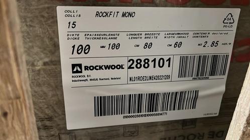ROCKWOOL ROCKFIT MONO 288101, Doe-het-zelf en Bouw, Isolatie en Afdichting, Nieuw, Muurisolatie, Steenwol, 8 tot 12 cm, 15 m² of meer