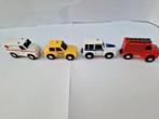 Lot de 4 véhicules pour circuit en bois, Autres marques, Enlèvement ou Envoi, Pièces, Utilisé