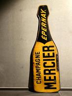 CHAMPAGNE MERCIER EPERNAY R/V EMAILLE PLAAT, Ophalen of Verzenden, Gebruikt, Reclamebord