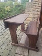 Ouderwets bank/bureau in massief hout, Huis en Inrichting, Ophalen, Gebruikt