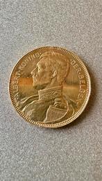 20 frank zeldzaam goud Albert I in het Nederlands 1914, Munten