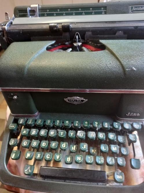 Antieke schrijfmachine HALDA Atvitabergs, Divers, Machines à écrire, Comme neuf, Enlèvement