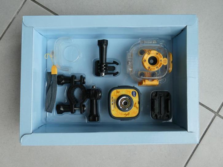 Kidizoom Action Cam + tas, Kinderen en Baby's, Speelgoed | Vtech, Gebruikt, 4 tot 6 jaar, Ophalen of Verzenden