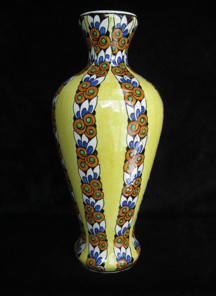 Art deco Boch Keramis D874 Charles Catteau vaas., Antiek en Kunst, Antiek | Vazen, Ophalen