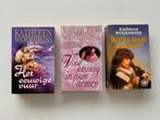 3 romans Kathleen Woodiwiss, in perfecte staat, Livres, Utilisé, Enlèvement ou Envoi
