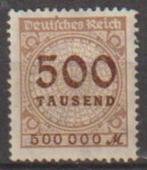Duitse Rijk 1923 nr 313*, Postzegels en Munten, Verzenden, Duitse Keizerrijk