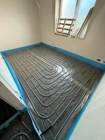 installation de chauffage par le sol, 6 mètres ou plus, Comme neuf, Enlèvement, Évacuation