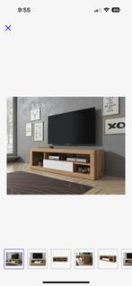 TV meubel/ wit- eiken, Huis en Inrichting, Kasten |Televisiemeubels, Ophalen, Zo goed als nieuw