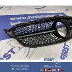 W205 C205 C43 AMG DIAMOND GRIL ZWART Mercedes C Klasse 2014-, Auto-onderdelen, Ophalen of Verzenden, Gebruikt, Mercedes-Benz