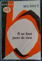 „Je moet nergens op zweren” Alfred de Musset (1966), Boeken, Kunst en Cultuur | Dans en Theater, Gelezen, Ophalen of Verzenden