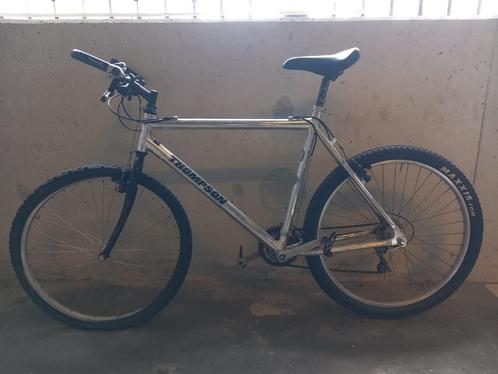 Fiets / Koersfiets Merk THOMPSON Zilvergrijs, Fietsen en Brommers, Fietsen | Racefietsen, Gebruikt, Heren, Overige merken, 49 tot 53 cm