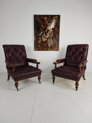 Paar Antieke fauteuils - William Morris & Co Edinburgh beschikbaar voor biedingen