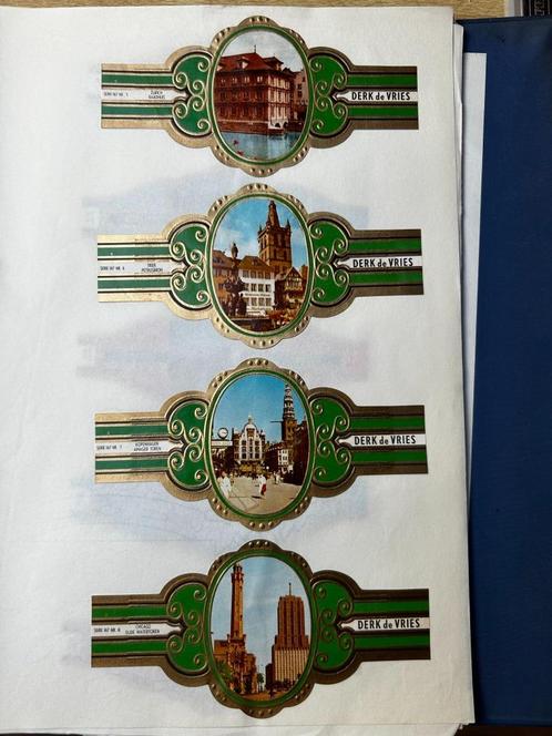 Verzameling sigarenbandjes boek 1 deel 5/6, Verzamelen, Rookartikelen, Aanstekers en Luciferdoosjes, Gebruikt, Sigarenbandjes