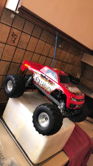 RC Traxxas MONSTER JAM GRINDER RTR, Échelle 1:10, Enlèvement ou Envoi, Voiture off road, Comme neuf