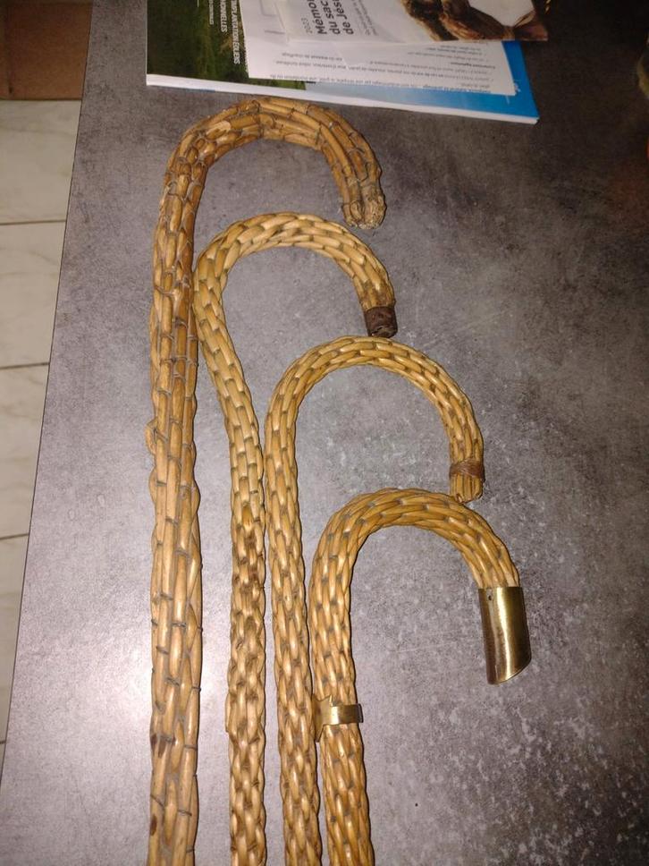 rieten stok, Antiek en Kunst, Curiosa en Brocante