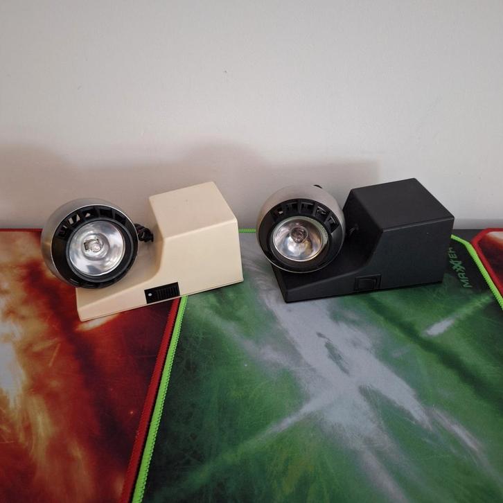 2 osram vinted spotjes, Huis en Inrichting, Lampen | Spots, Gebruikt, Vloerspot of Grondspot, Kunststof, Halogeen, Ophalen