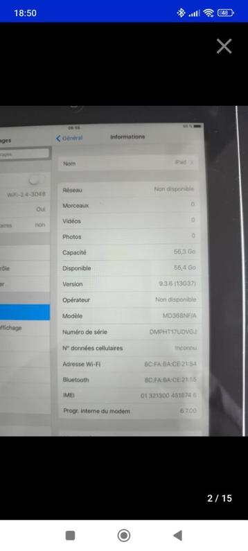 iPad gen3 64 gb + simkaart beschikbaar voor biedingen