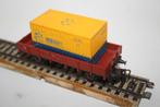 marklin ho wagon plat + container, Hobby en Vrije tijd, Modeltreinen | H0, Wisselstroom, Gebruikt, Wagon, Ophalen of Verzenden