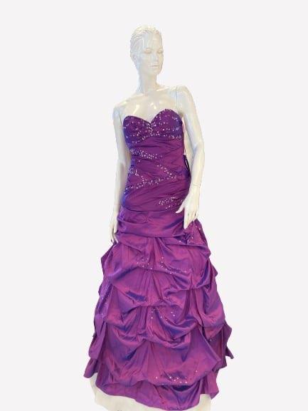 sale paarse galajurk, prinsessenjurk, maat 32, 34, 36, Kleding | Dames, Gelegenheidskleding, Nieuw, Galajurk, Paars, Ophalen of Verzenden