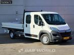 Citroën Jumper 140PK Open Laadbak Dubbel Cabine Airco Euro6, Auto's, Stof, Gebruikt, Euro 6, 4 cilinders