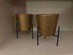 Lot de deux cache-pots sur pied, Jardin & Terrasse, Enlèvement ou Envoi, Comme neuf