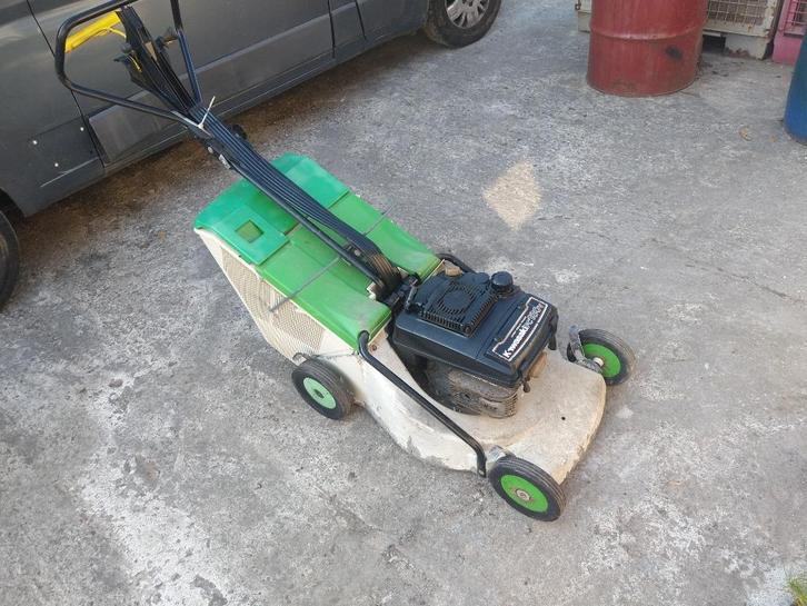 Professionele grasmaaier ETESIA kawasaki FC180v  6HP., Tuin en Terras, Grasmaaiers, Gebruikt, Benzine-grasmaaier, 50 cm of meer