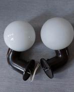 Vintage muurlamp, Huis en Inrichting, Lampen | Wandlampen, Ophalen, Zo goed als nieuw, Glas, Retro