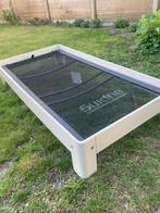 Auping Auronde eenpersoonsbed wit buitenmaat 100cm breed, Huis en Inrichting, Ophalen, Eenpersoons, Wit, 200 cm