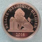 Munt + Boekje Belgie - 185ste Verjaardag Belgische Grondwet, Losse munt, Goud, Goud, Ophalen of Verzenden