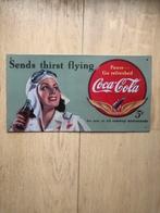 Panneau publicitaire Coca-Cola., Enlèvement, Comme neuf, Panneau publicitaire